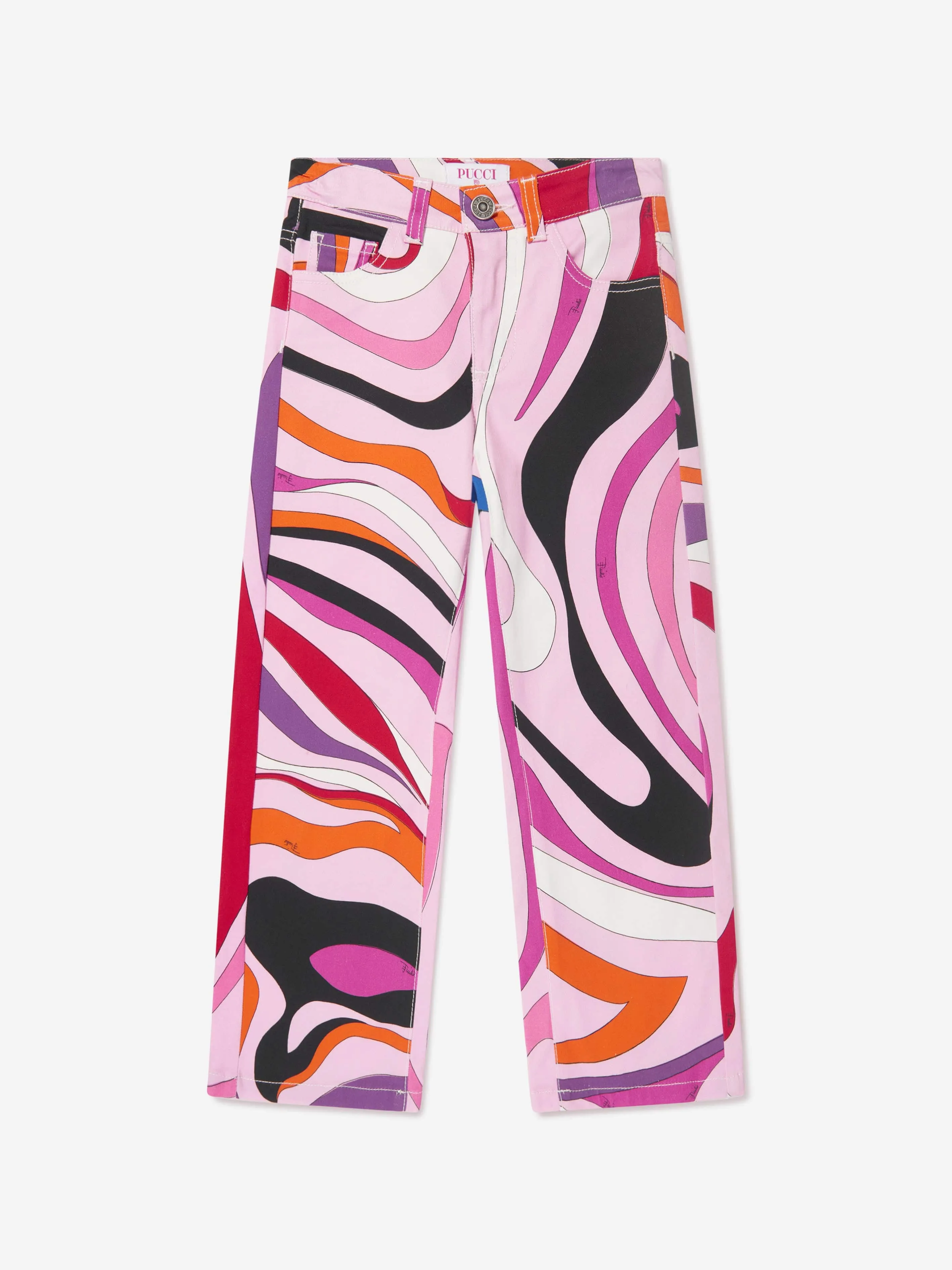 Pucci Girls Marmo Jeans in Multicoloured