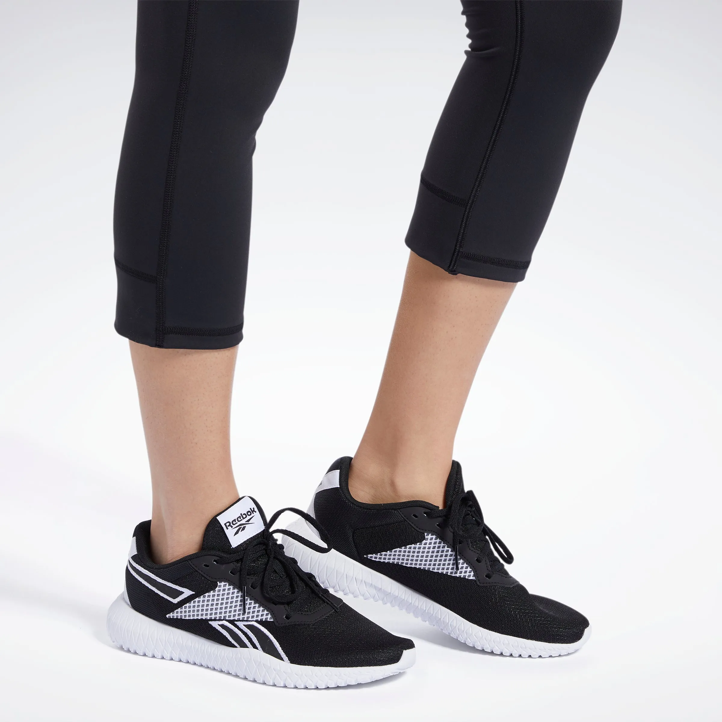 Reebok Apparel Women Reebok Lux 3/4 Tights 2.0 Black