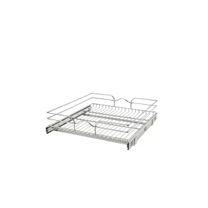 Rev-A-Shelf / 5WB1-2122CR-1 / Single-Tier Bottom Mount Pullout Steel Wire Organizer