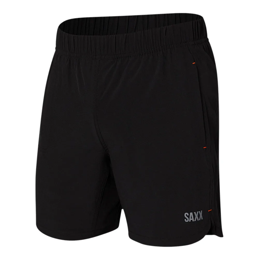 SAXX GAINMAKER 2 IN 1 BLACK TRAINING SHORTS