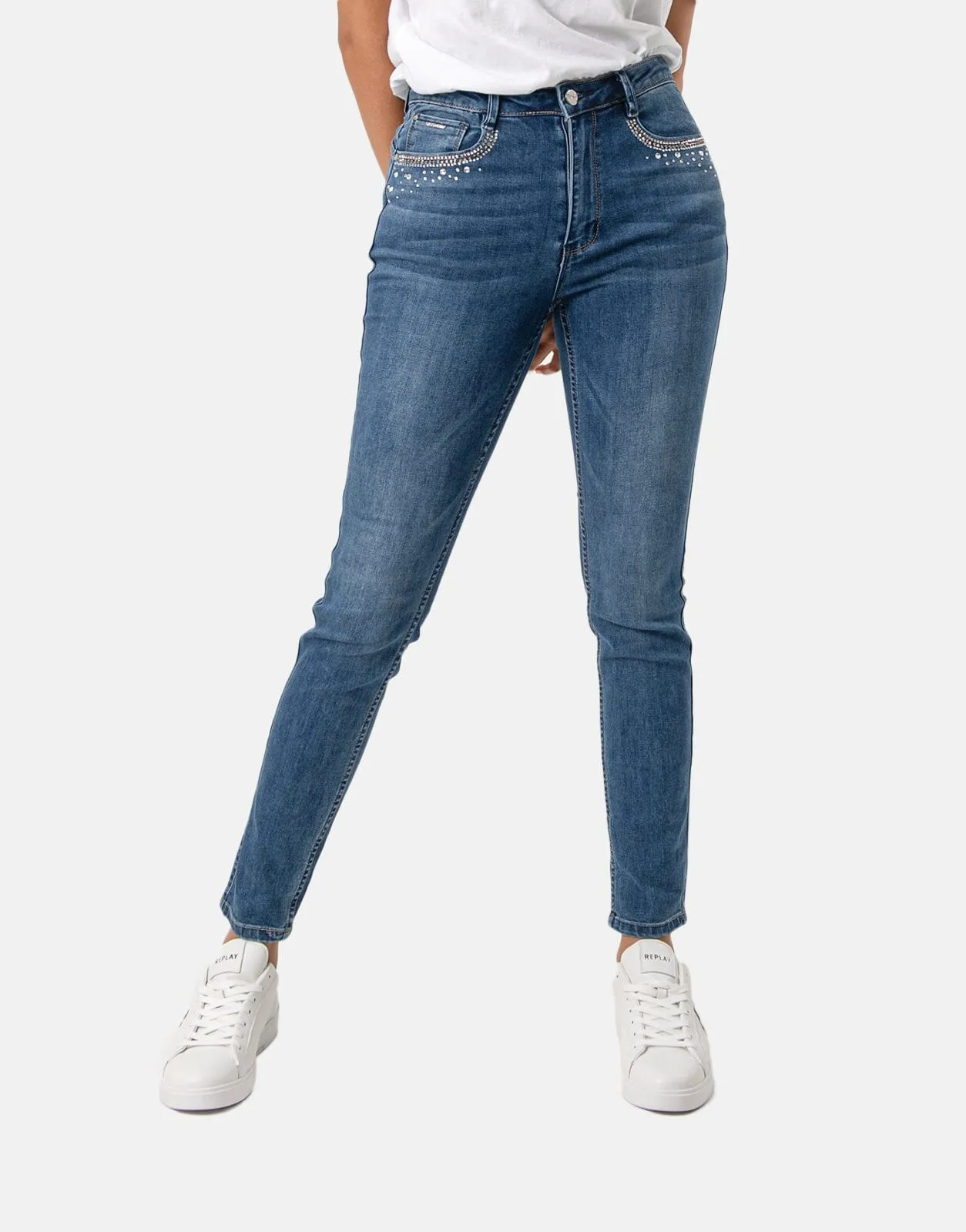 Sissy Boy Axel Bling Pocket Jeans Med Vintage