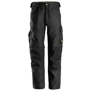 Snickers 6324  AllroundWork, Canvas  Stretch Work Trousers  Black