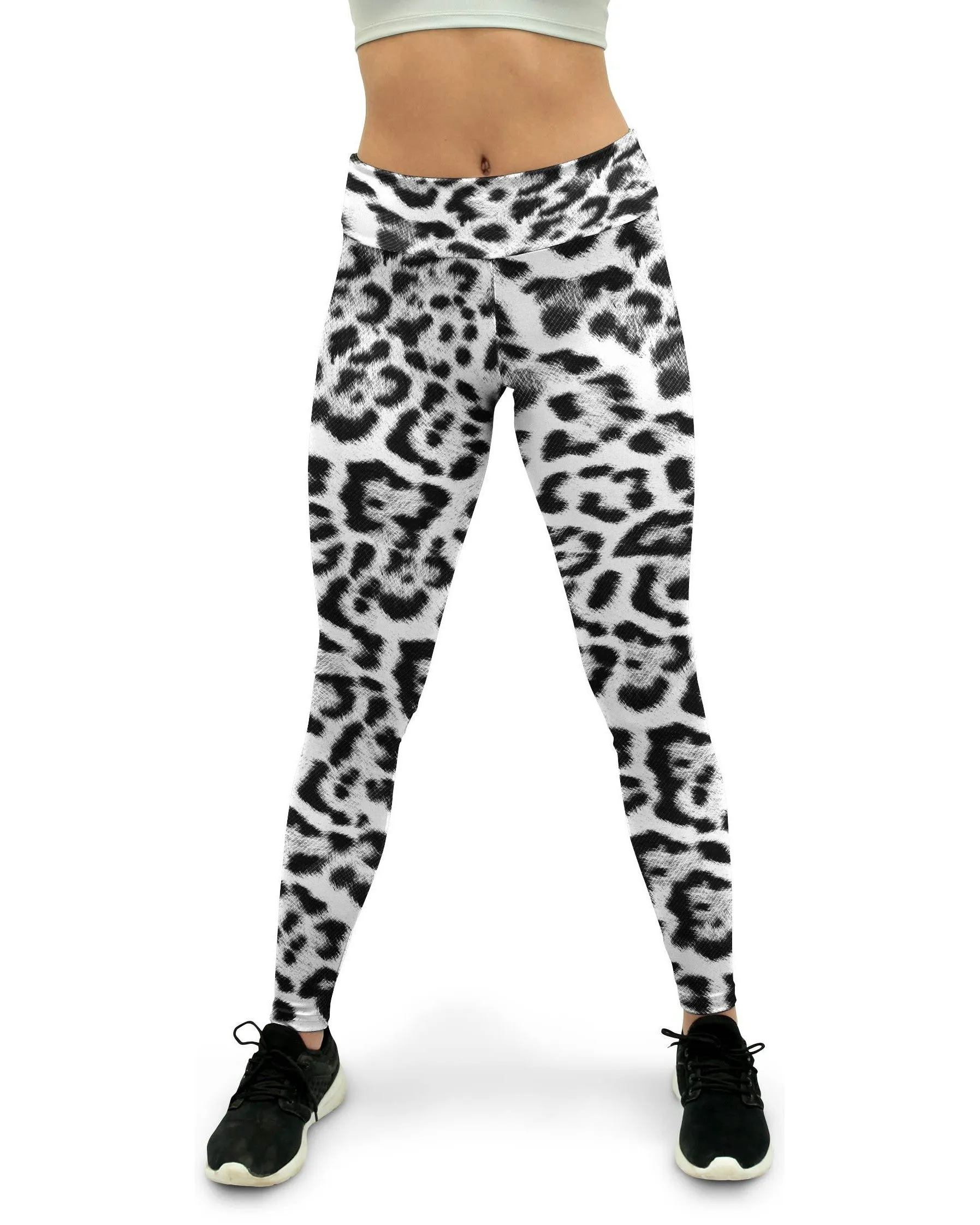 Snow Leopard Skin Yoga Pants