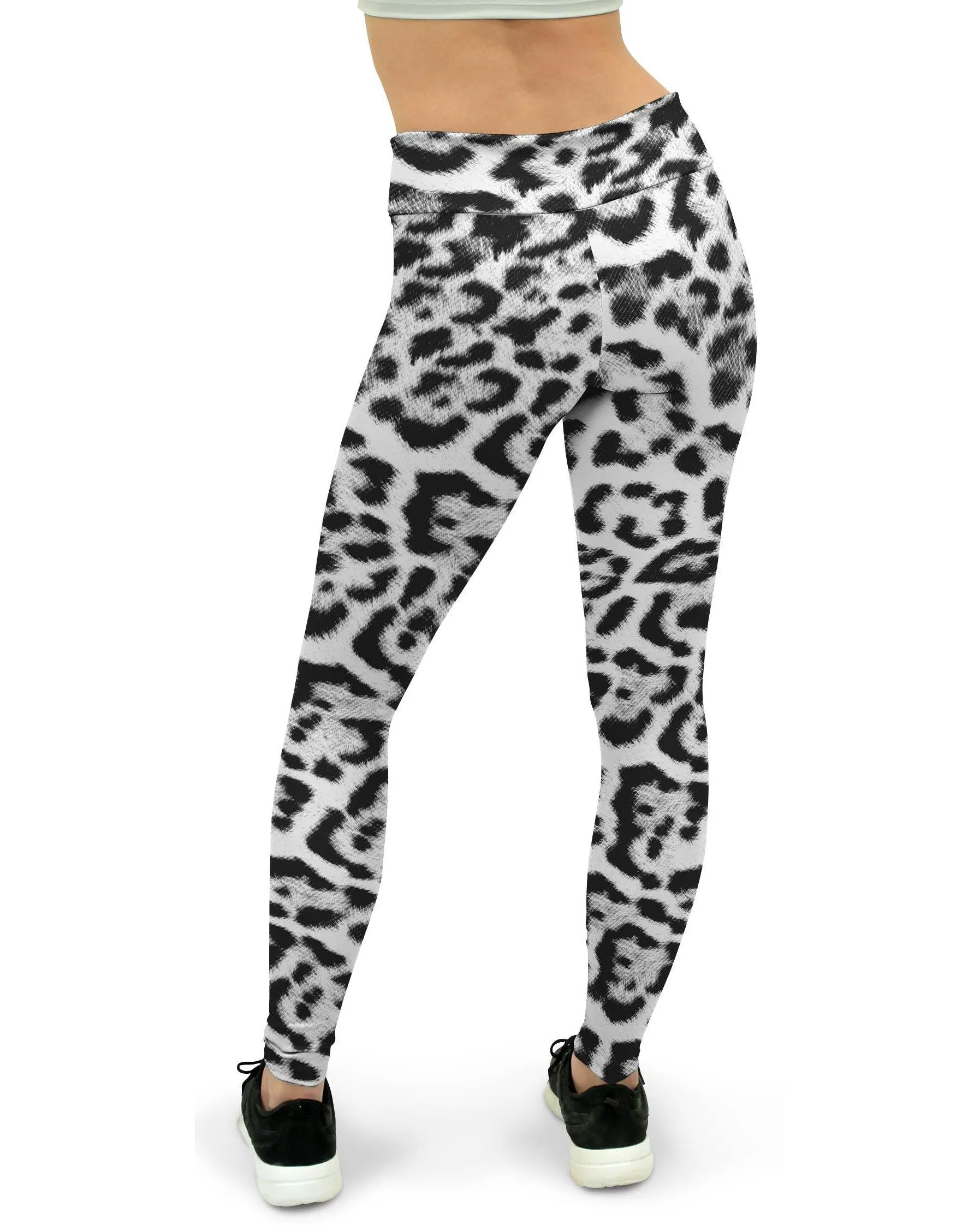 Snow Leopard Skin Yoga Pants