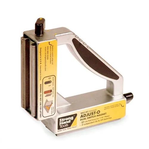 Strong Hand Adjust-O Heavy Duty 90° Dual Switch Magnet Square - MS2-90