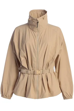 Tan Willow Belted Jacket