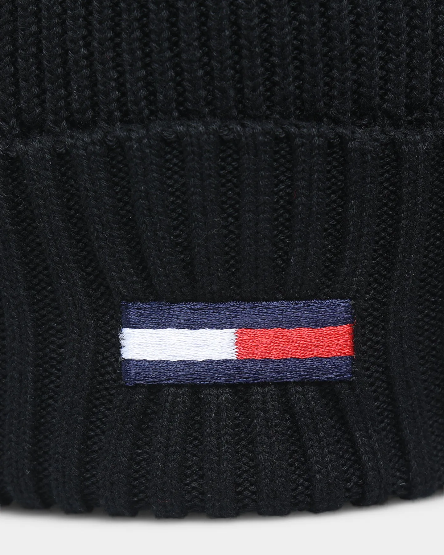 Tommy Jeans Women's Flag Beanie Black