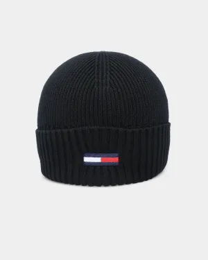 Tommy Jeans Women's Flag Beanie Black