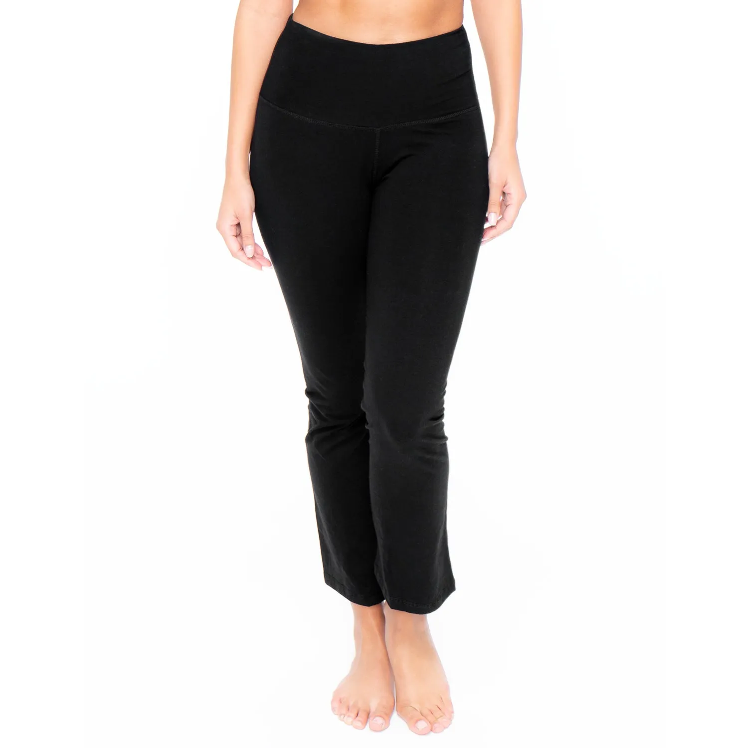 Tummy Control High Waist Wide Lounge or Activewear Yoga Leggings Pants 3 Pack