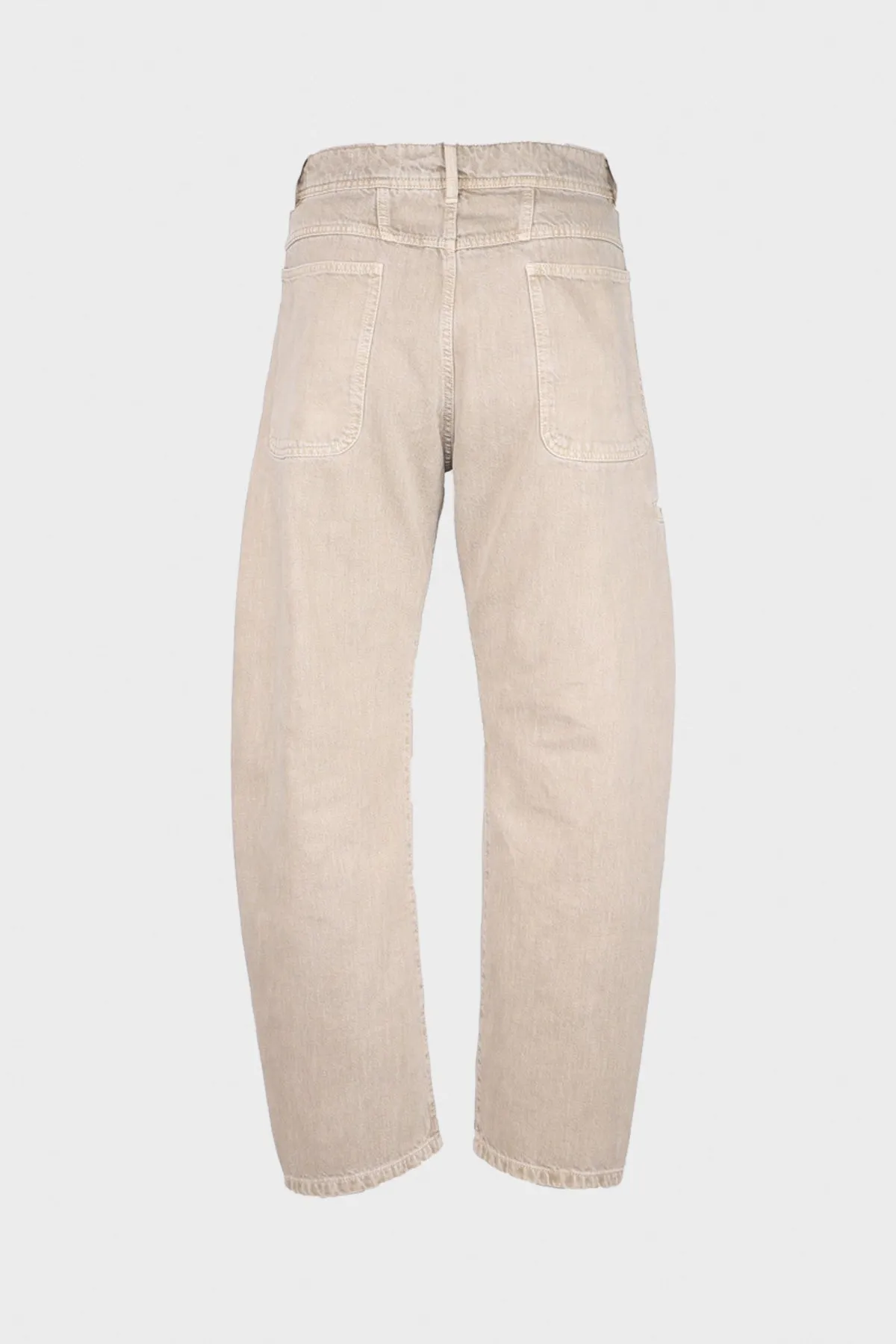 Twisted Workwear Pants - Denim Snow Beige