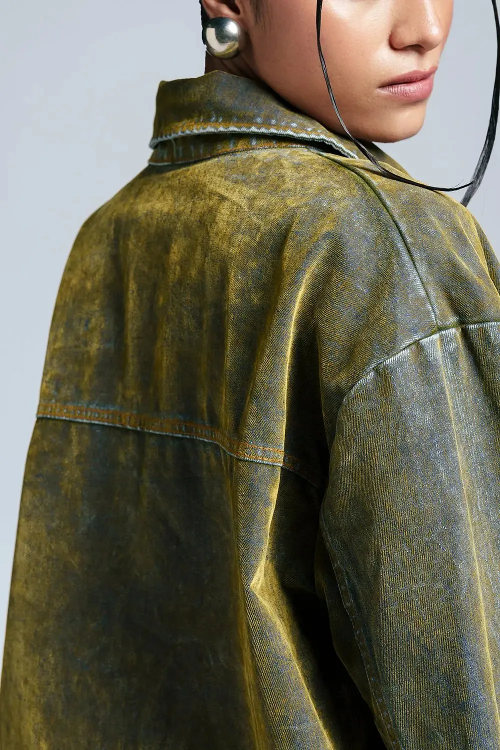 Velvet Moss Classic Denim Jacket