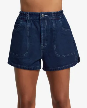 Venice Denim Shorts - Washed Blue