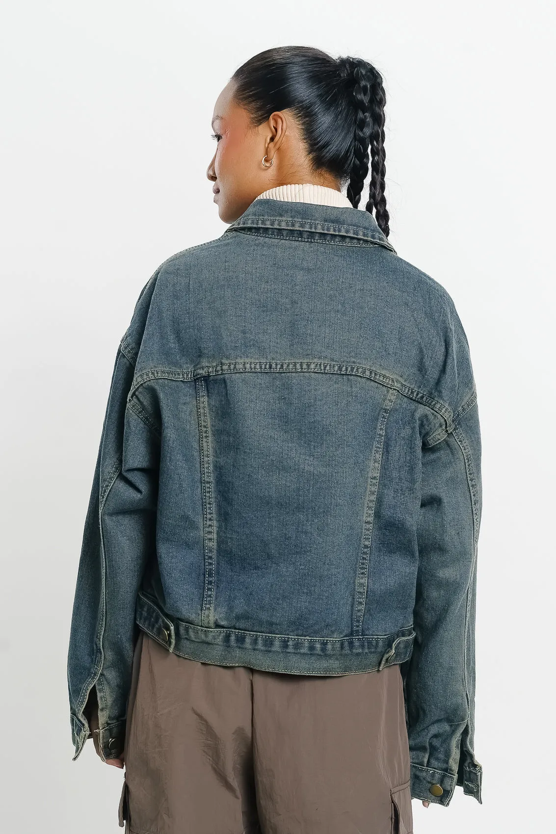 Vintage Flared Denim Jacket