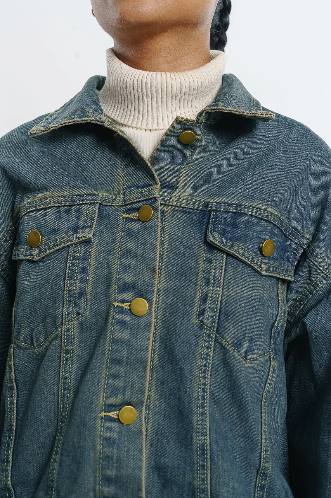 Vintage Flared Denim Jacket