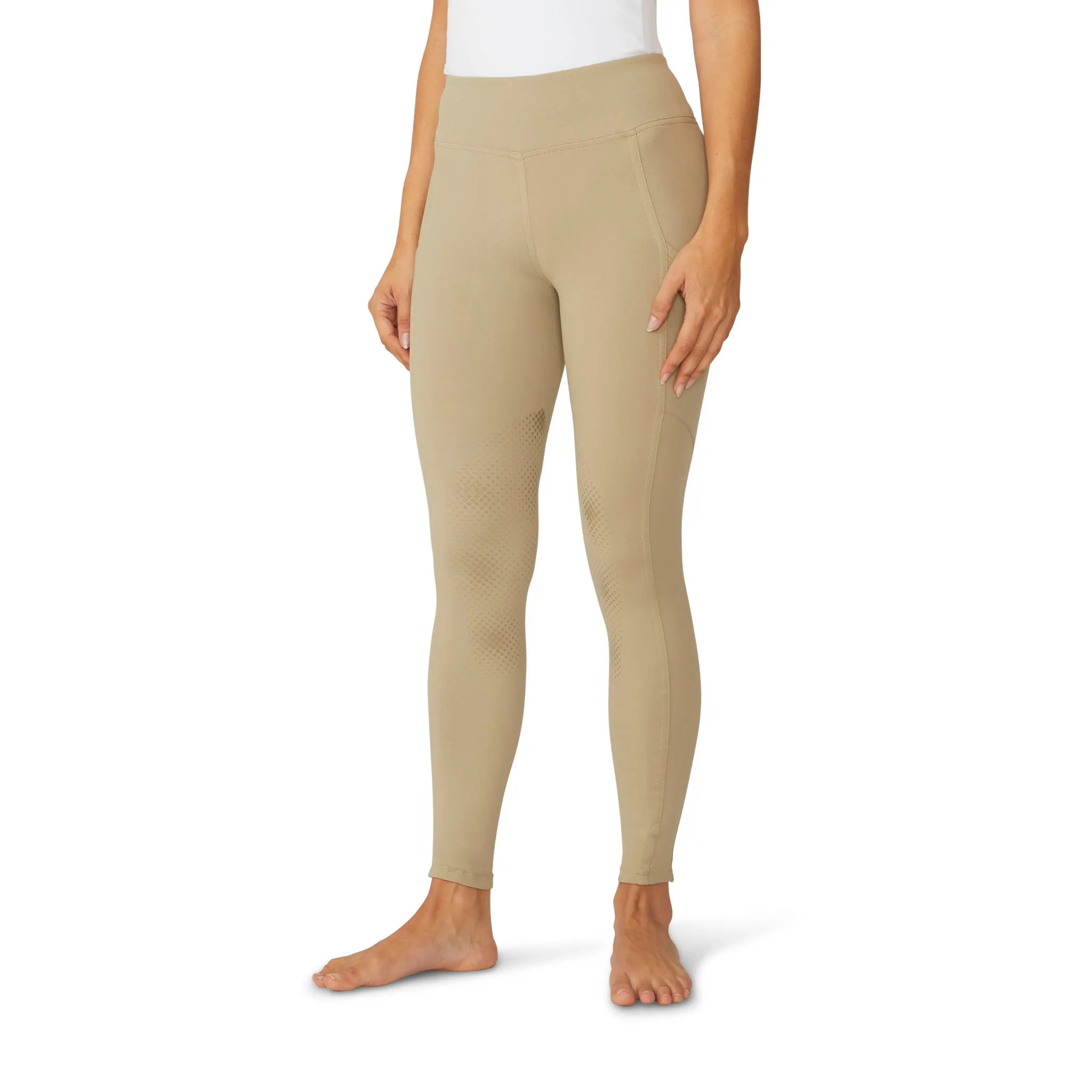 Women's Signature Flexion Knee Patch Tight - Sandstone