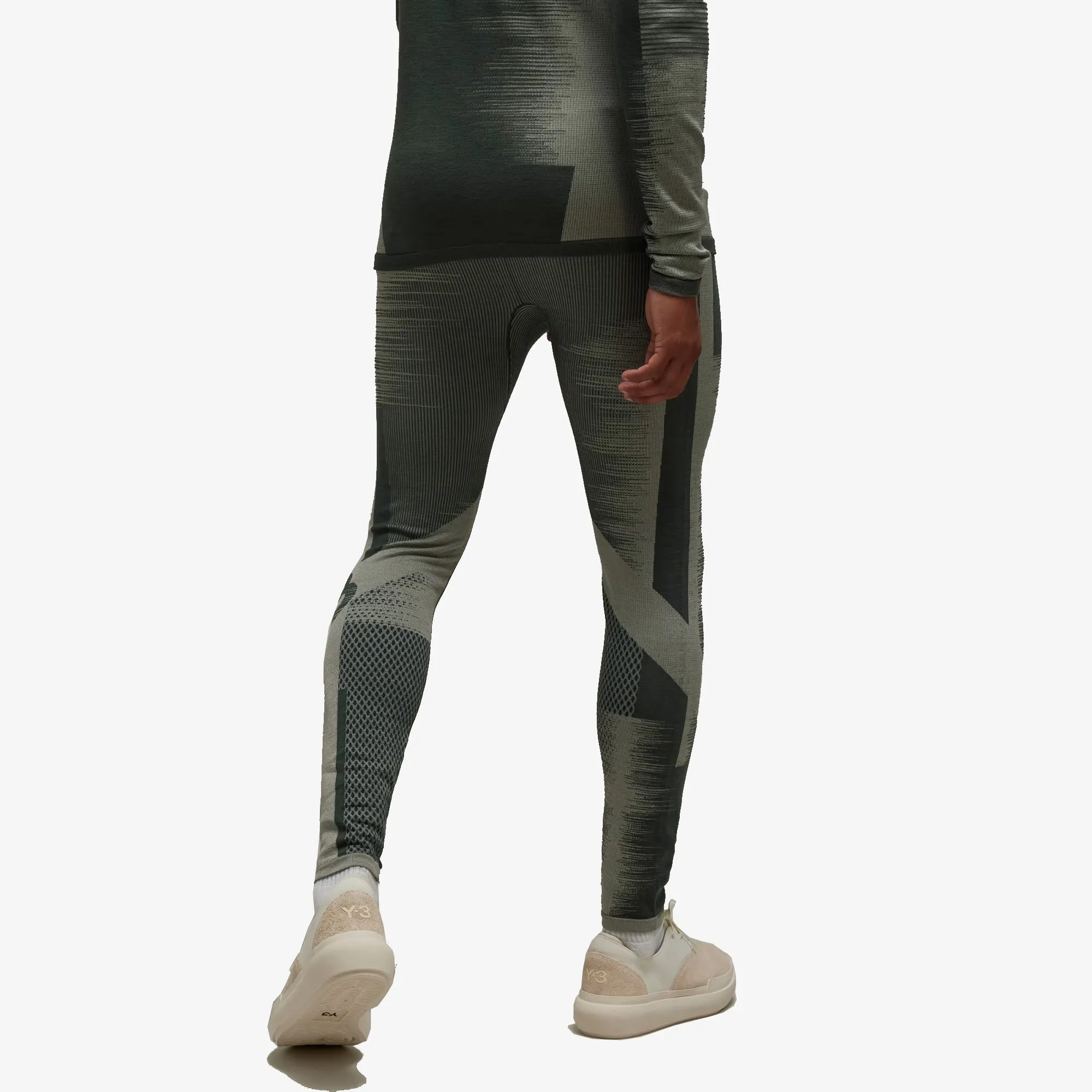 Y-3 | ENGINEERED TIGHTS  { WONDER SILVER