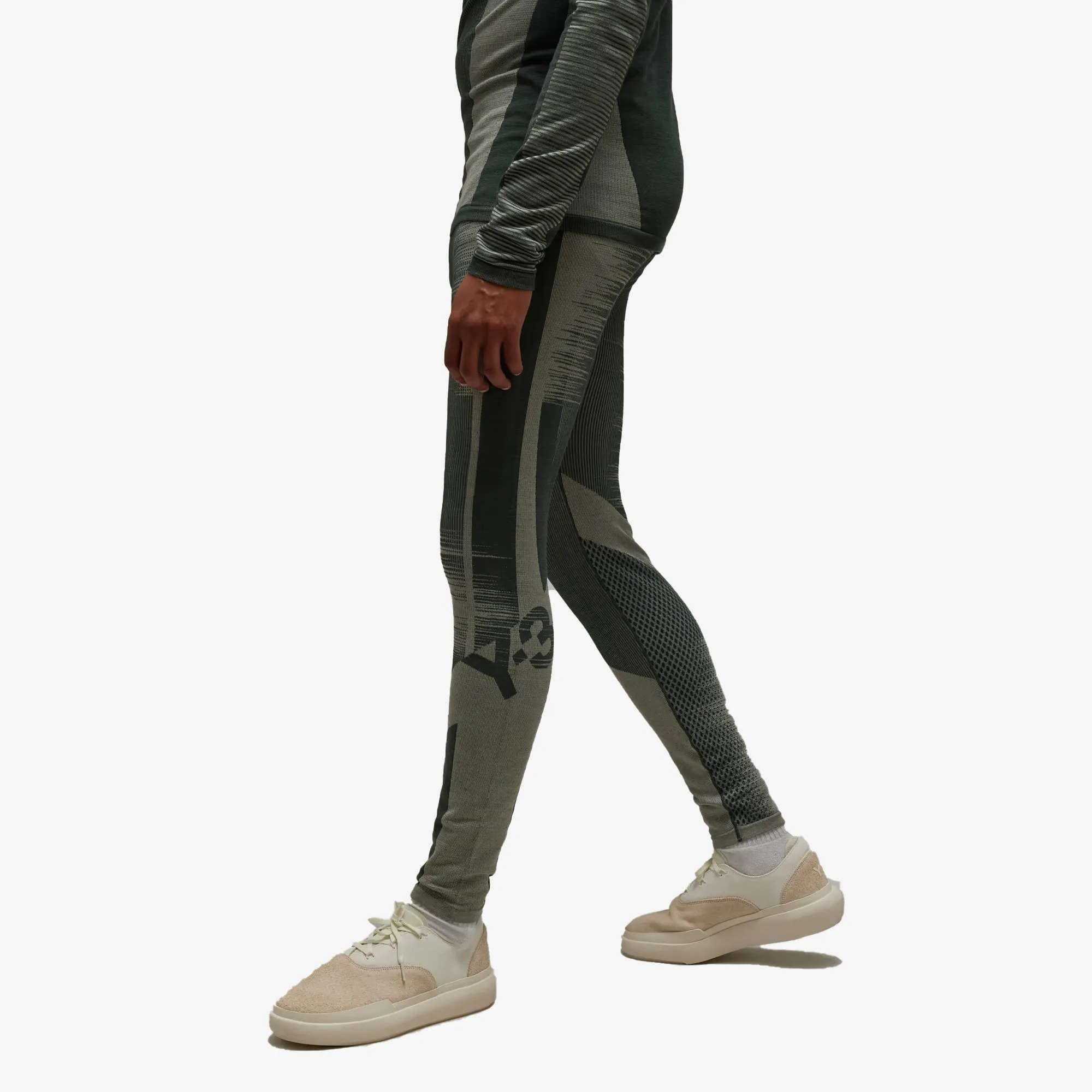 Y-3 | ENGINEERED TIGHTS  { WONDER SILVER