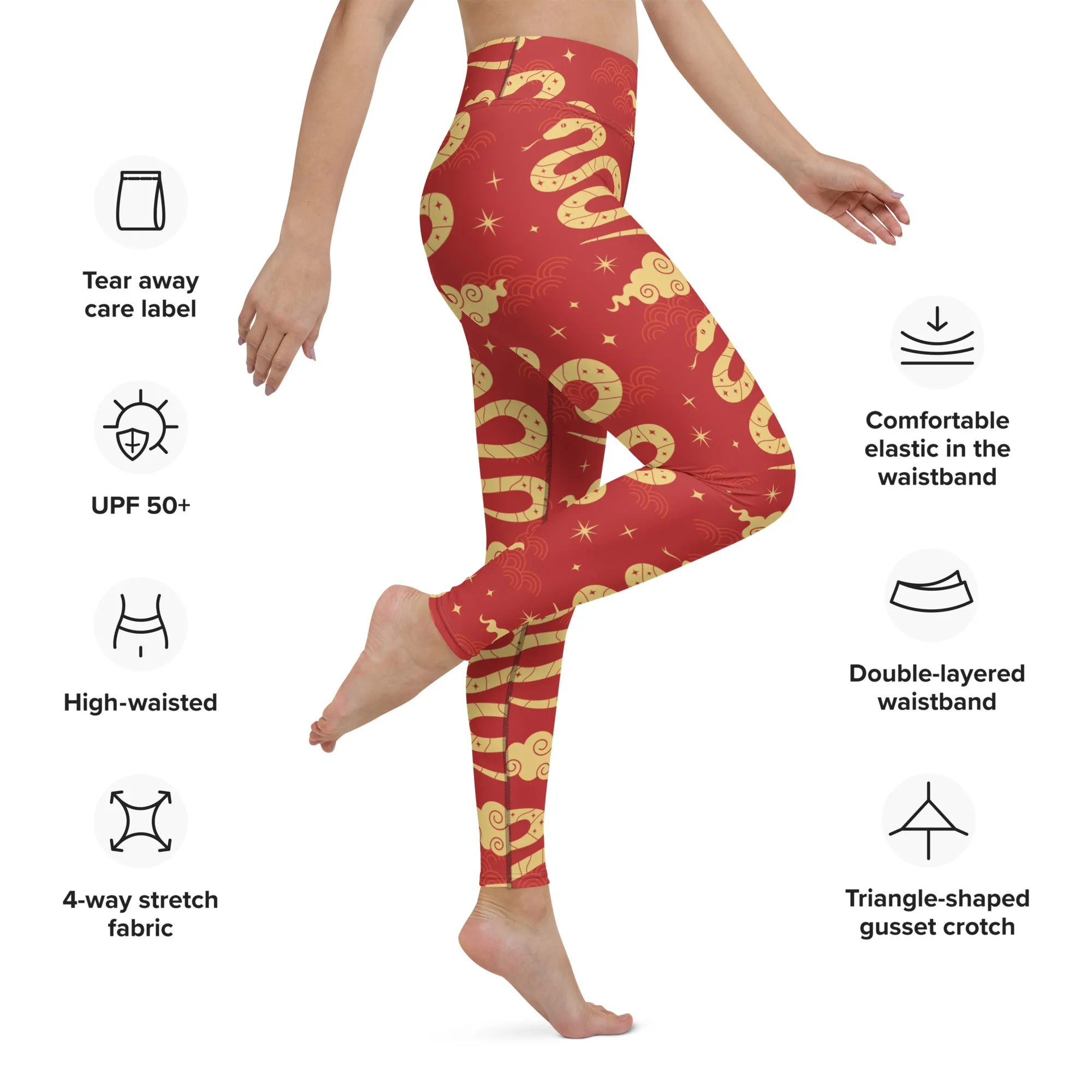 Year Of The Snake Yoga Leggings