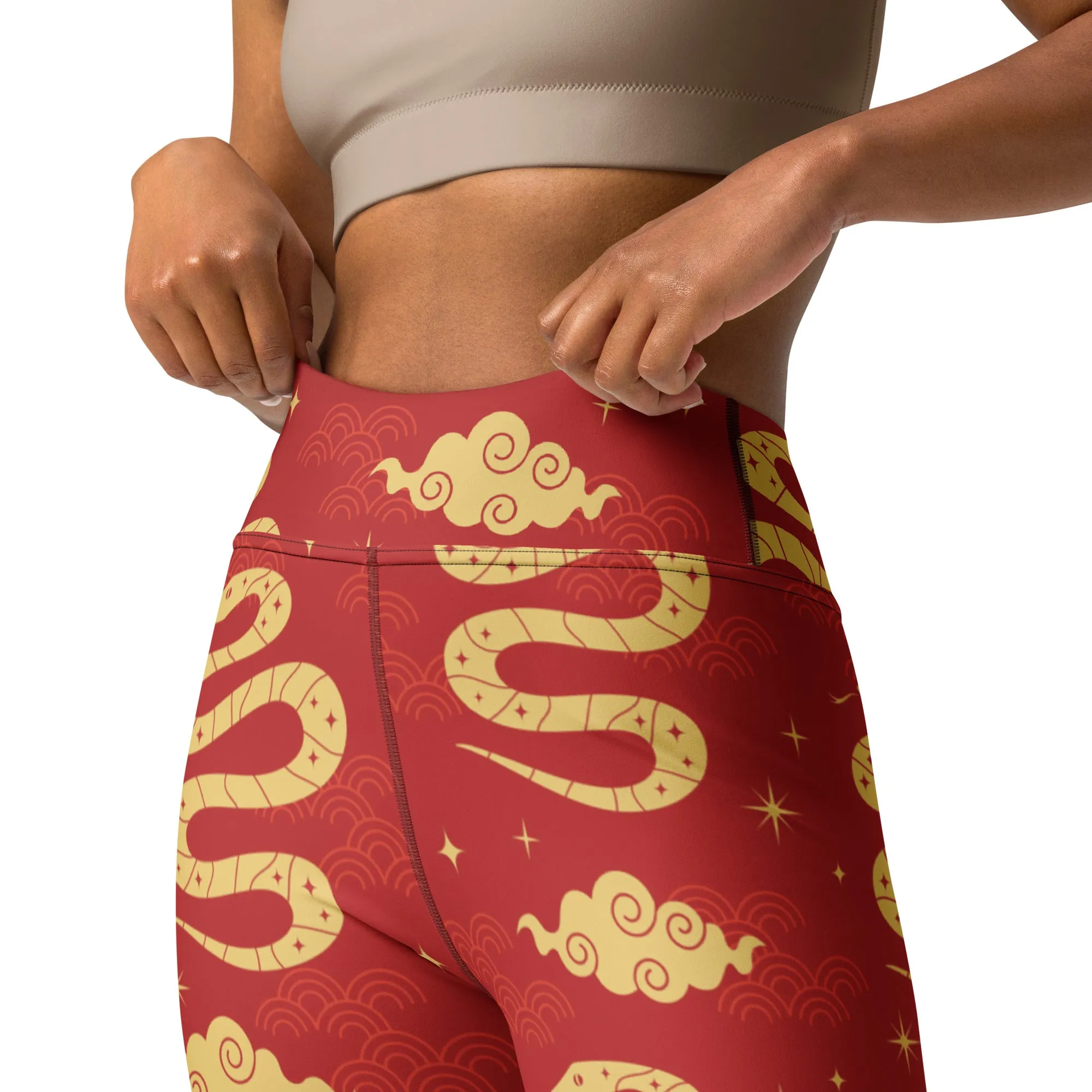 Year Of The Snake Yoga Leggings