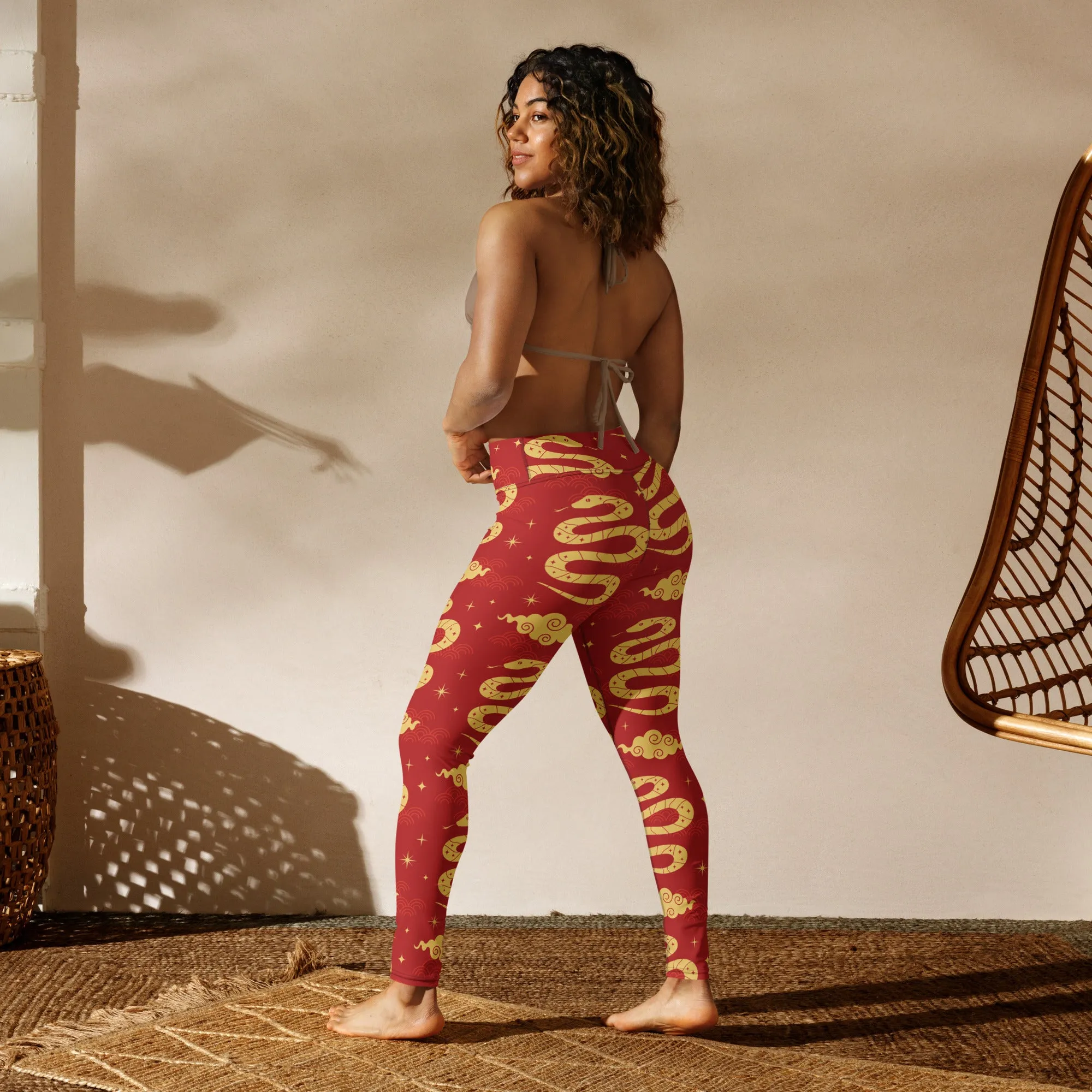 Year Of The Snake Yoga Leggings